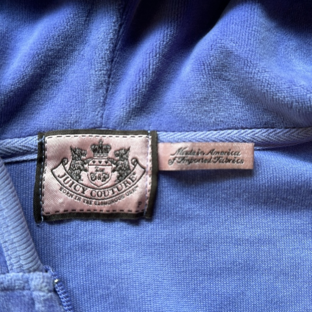 SOLD ^ Juicy Couture • Lavender Classic Velour Zip Up Hoodie - Picture 6 of 9